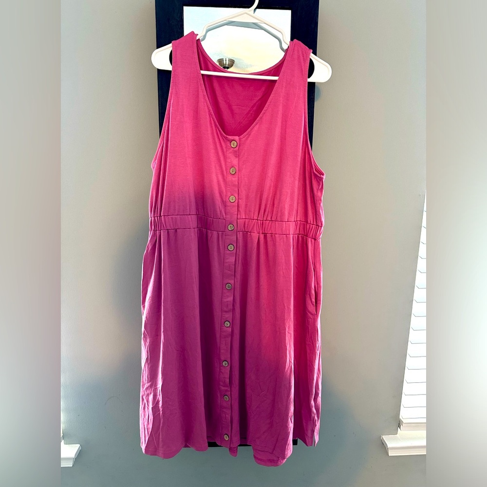 NEVER WORN. Cute pink dress